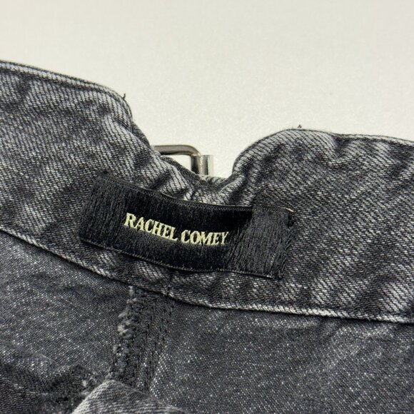 Rachel Comey Jeans Womens 00 27x25 Black Buckle Back Button Fly - Picture 5 of 12
